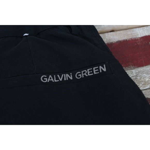 Galvin Green Noah Mens Golf Black 30x30 Breathable Performance Trousers Pants - Picture 12 of 12